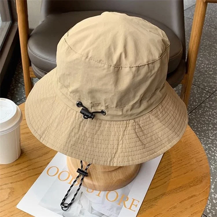 PICTET.FINO RH55 Summer Beach Women Folding Bucket Cap UPF50+ Sun Protection Fisherman Hat - Khaki