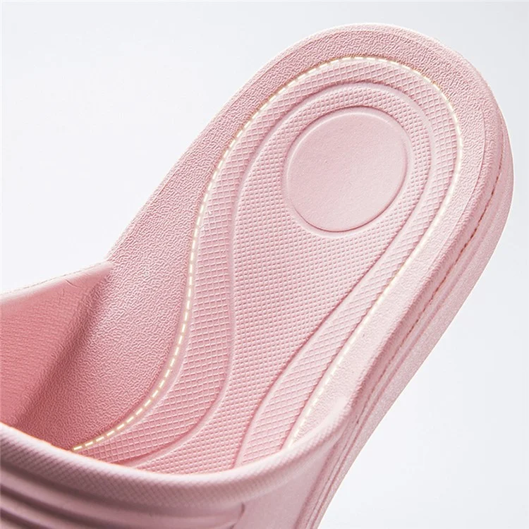 9555 1 Paires de Sandales de Bain en PVC Anti-Dérapantes pour Hommes / Femmes - Rose / Taille: 36-37 (Convient aux Tailles: 35-36)