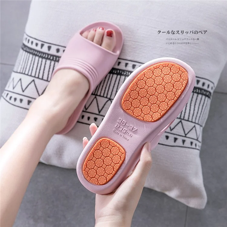 9555 1 Paires de Sandales de Bain en PVC Antidérapantes pour Hommes / Femmes - Bleu Marine / Taille: 46-47 (Convient à la Taille: 45-46)