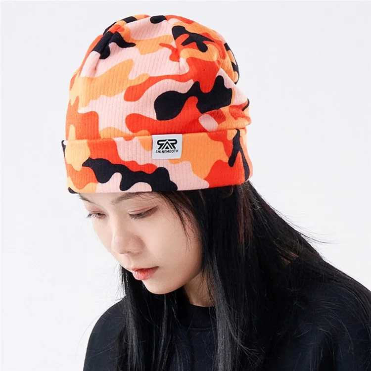 SHINEMEOTH Soft Winter Knit Beanie Hat Warm Windproof Skull Cap for Men and Women - SH-8EE015-01