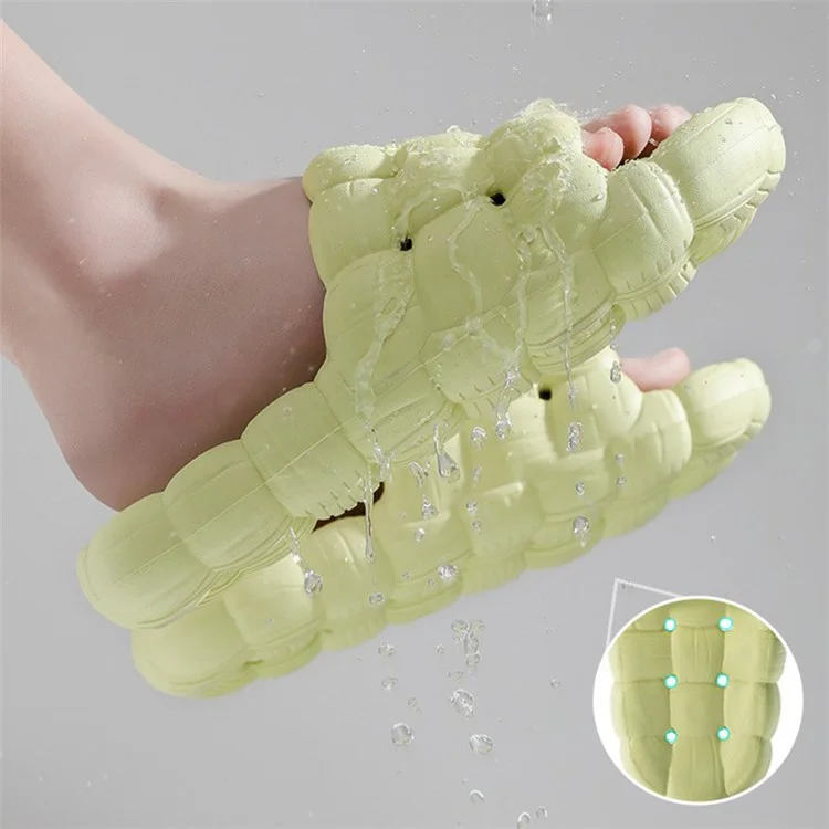 TZLDN LDN7914 1 paire de sandales de douche EVA à séchage rapide, antidérapantes - Vert / Taille 35-36