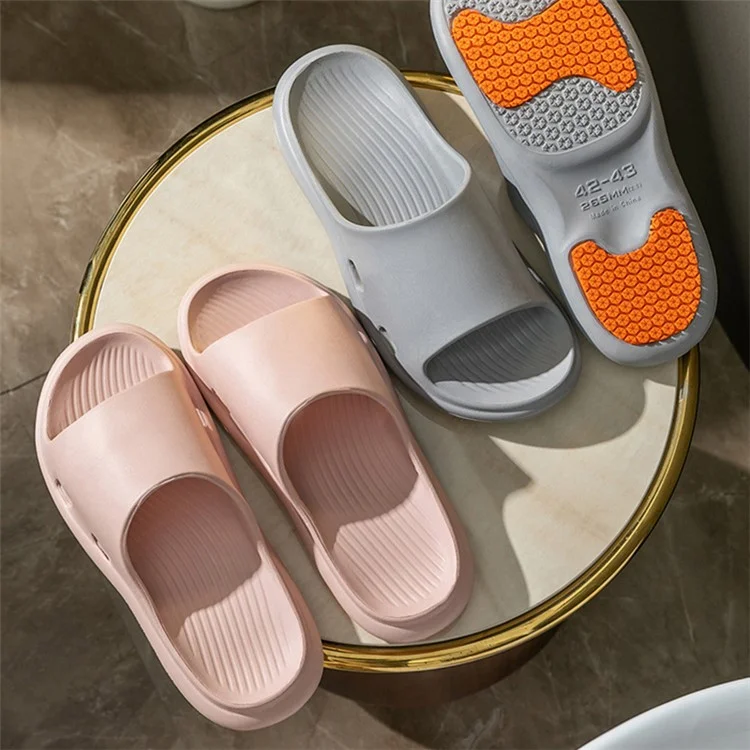 TZLDN LDN10201 For Pregnant Women Elderly Non-Slip Slippers EVA Bathroom Slides - Pink / 36-37 (Standard)