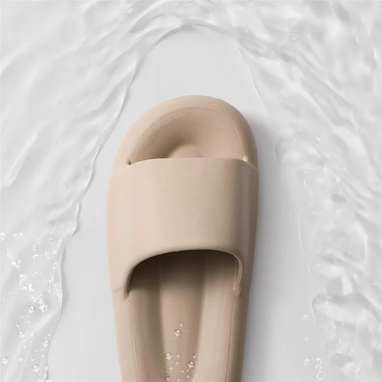 TZLDN LDN7716 Sandales d'intérieur amortissantes en EVA antidérapantes pour la salle de bain - Milky Coffee / 36-37