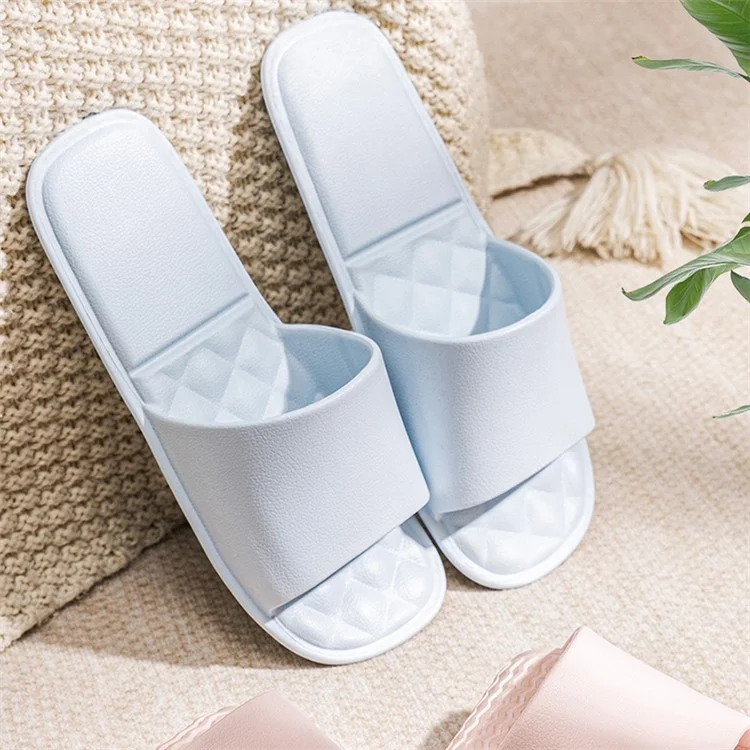 TZLDN LDN7730 Lightweight EVA Indoor Foldable Slides Anti-slip Travel Slippers - Grey / S (36-38)