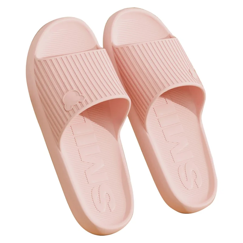 TZLDN 618 1 Pair Ultra-light Bathroom Slippers Foldable EVA Shower Shoes - Pink / 40-41