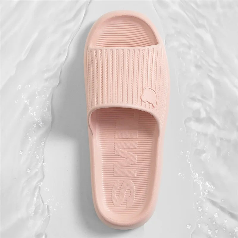TZLDN 618 1 Pair Ultra-light Bathroom Slippers Foldable EVA Shower Shoes - Pink / 40-41