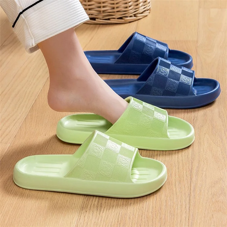 TZLDN 5713 Cartoon Bear Pattern Non-slip Bathroom Slippers EVA Indoor Slides - Pink / 40-41