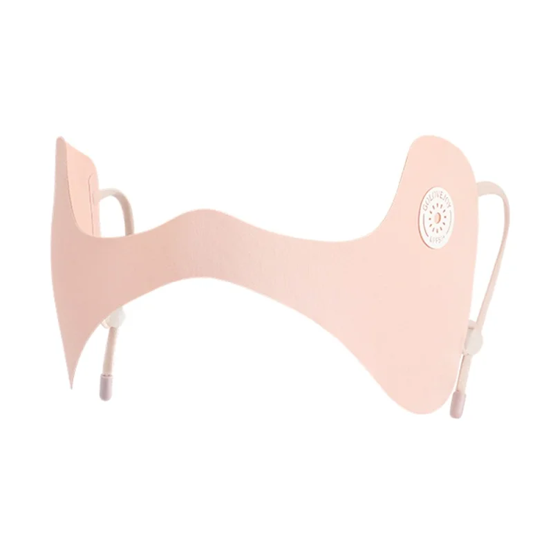 GOLOVEJOY XTJ127 Summer UV Protection Ice Silk Butterfly Shape Face Mask - Pink