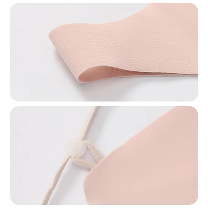 GOLOVEJOY XTJ127 Summer UV Protection Ice Silk Butterfly Shape Face Mask - Pink