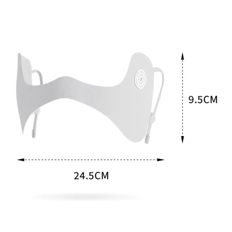 GOLOVEJOY XTJ127 Summer UV Protection Ice Silk Butterfly Shape Face Mask - Pink