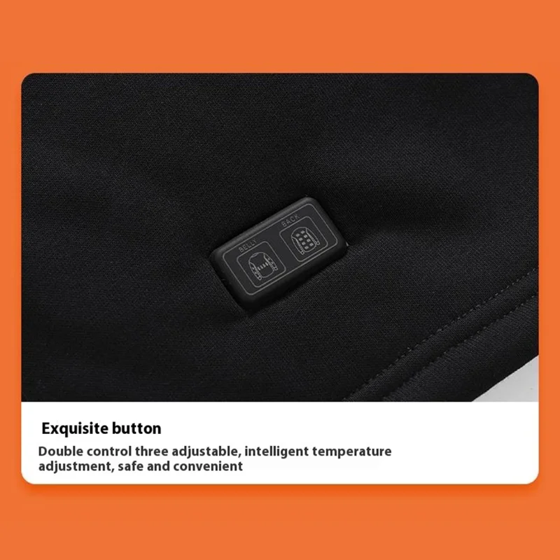 1805-30 Winter 30 Heating Zones Thermal Underwear Electric Heating Cold-proof Underwear Suit (without Power Bank) - Grey / 3XL