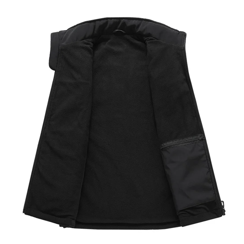 El-opvarmet vinter-terrytrøje til mænd og kvinder med 3 trins opvarmning, varm jakke (uden strømforsyning), 3 knapper / 13 opvarmede zoner - S / M / L