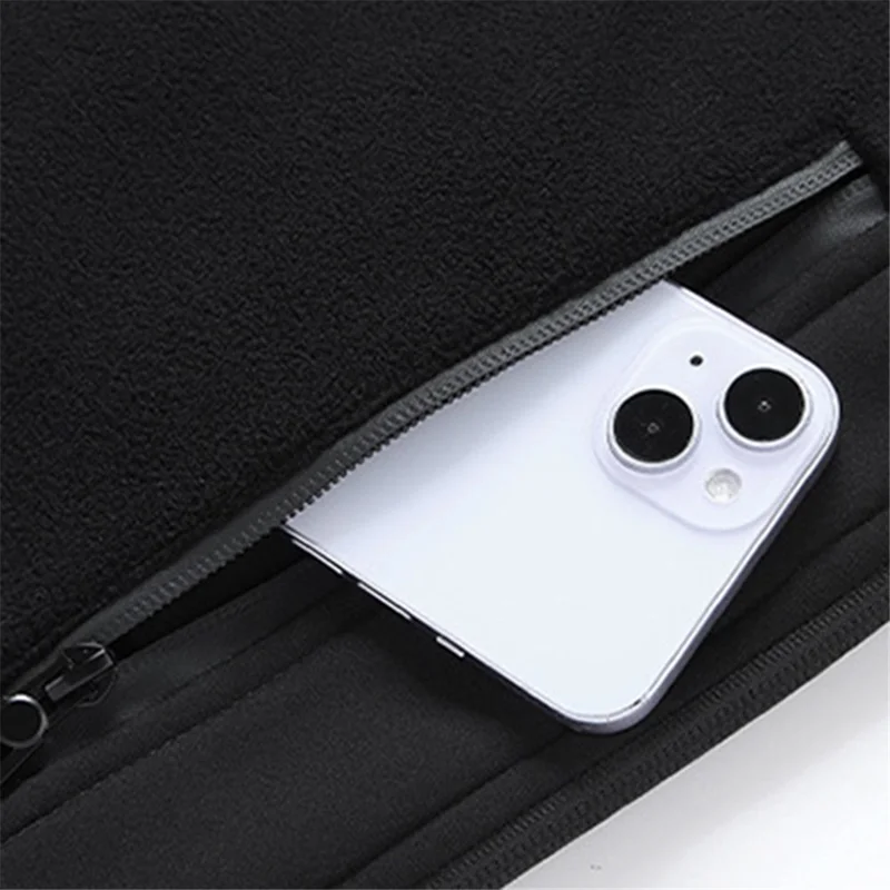 El-opvarmet vinter-terrytrøje til mænd og kvinder med 3 trins opvarmning, varm jakke (uden strømforsyning), 3 knapper / 13 opvarmede zoner - S / M / L