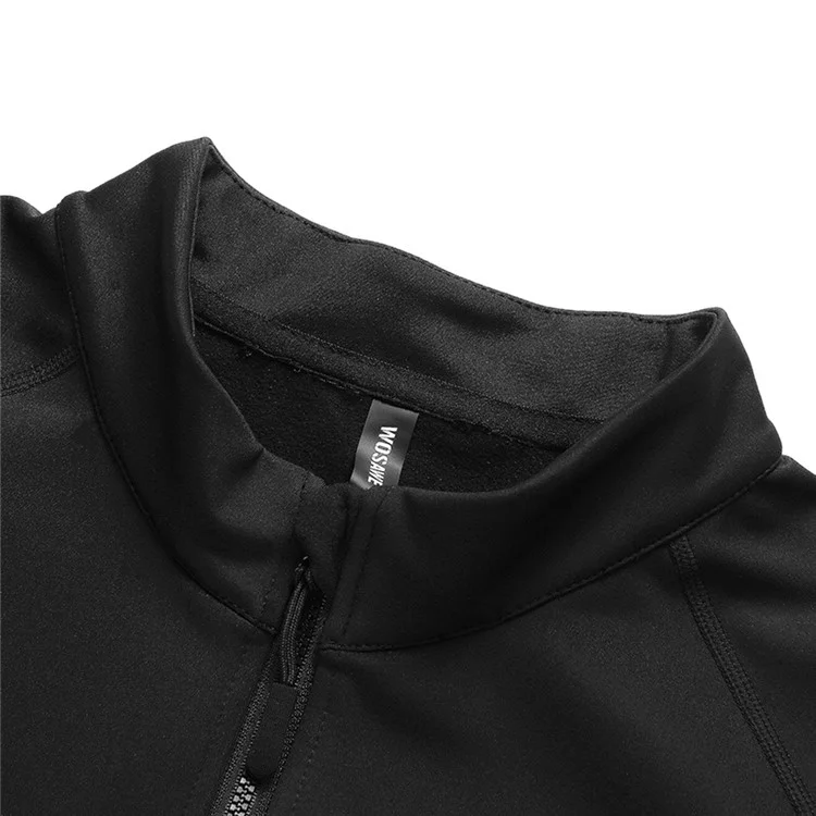 Wosawe BH251 Men's Men's Men's Winter Cycling Jacket Thermal Outwear Спортивная Ветряная Ветка - Темно-синий / 4xl (as) / 3xl (ес)