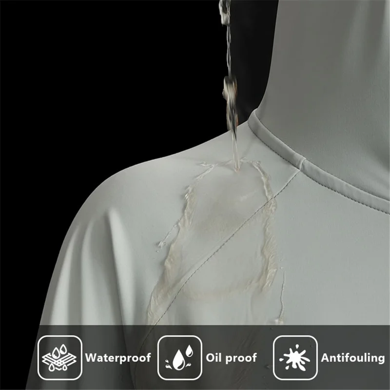 GOLOVEJOY FSY12 Ultra-Light Long Sleeve Active Shirts UV Protection Nylon Hoodie Jacket - Grey / L