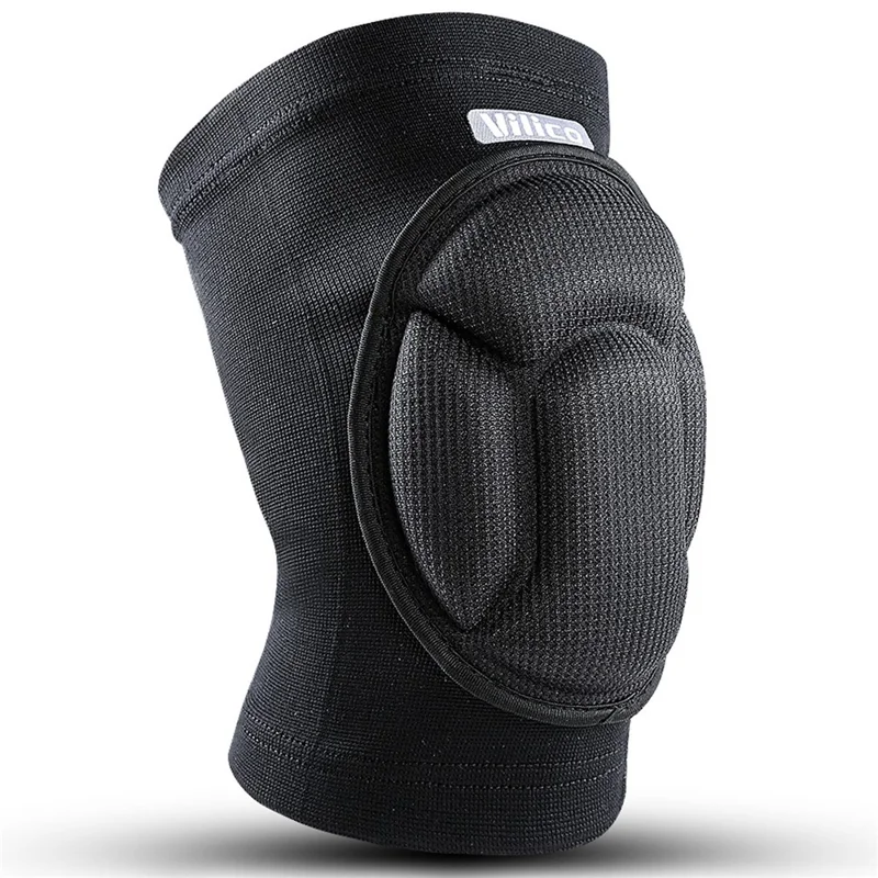 VILICO AB076 Shock-Absorbed Knee Brace Pad Sports Protection Gear Knee Wrap Protector - Black
