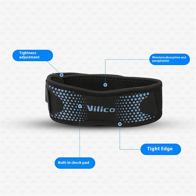 VILICO AB082 Knee Patella Strap Brace Knee Support Sports Protective Gear - Blue