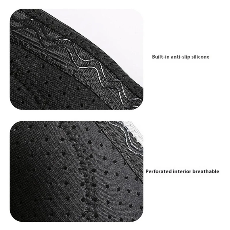 VILICO AB084 Shock-Absorbed Knee Brace Support Sports Knee Compression Wrap - Black / L