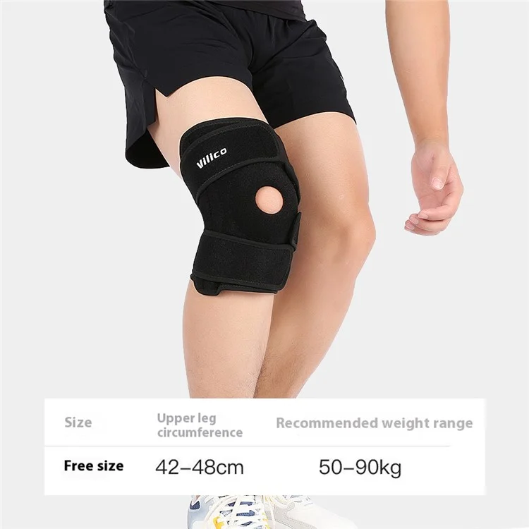 VILICO AB078 Genouillère réglable pour l'été avec compression du genou
