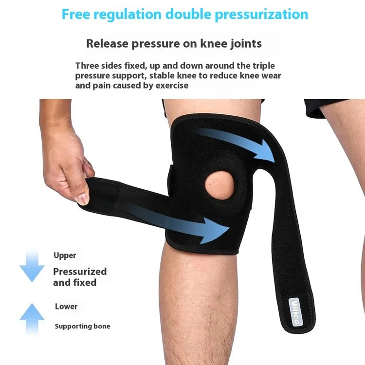 VILICO AB067 Breathable Knee Brace Support Sports Knee Compression Wrap