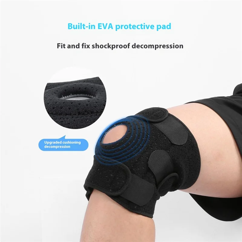 VILICO AB079 Summer Knee Brace Support Shock-Absorbed Sports Knee Compression Wrap - Skin Color