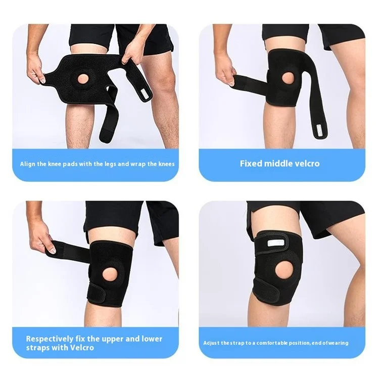 VILICO AB067 Sommer Kniestütze Unterstützung Stoßgedämpfte Knie-Kompressionswickel