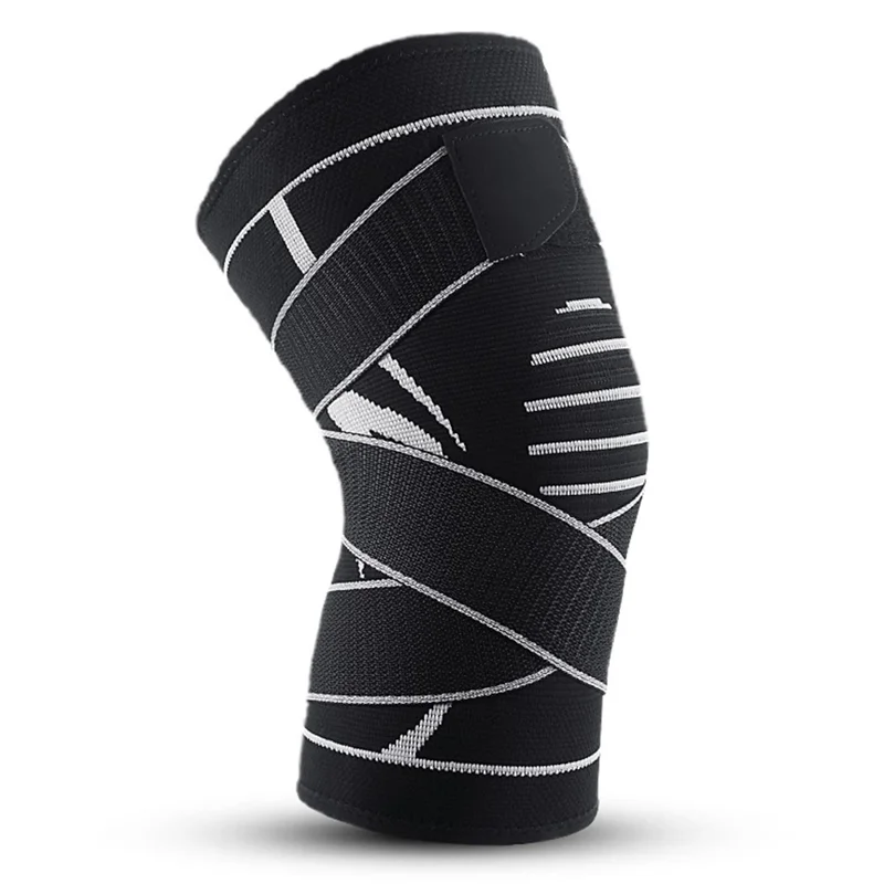 VILICO AB030A Opaska na kolano z antypoślizgowym wsparciem Oddychająca opaska kompresyjna na kolano - M