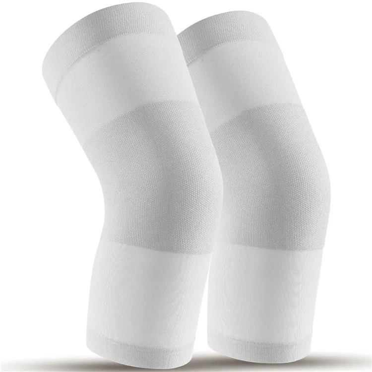 AB146 1 Coppia Summer Ultra Sottile Maniche al Ginocchio Invisibile Braccia di Supporto al Ginocchio Anti-slip - Grigio / M