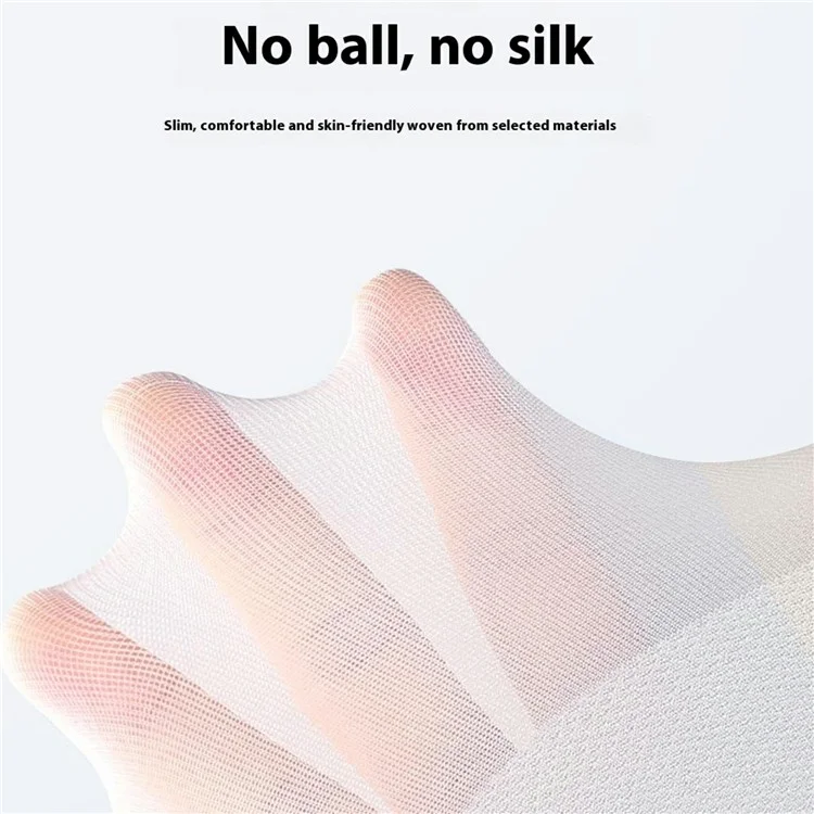 AB146 1 Coppia Summer Ultra Sottile Maniche al Ginocchio Invisibile Braccia di Supporto al Ginocchio Anti-slip - Grigio / M