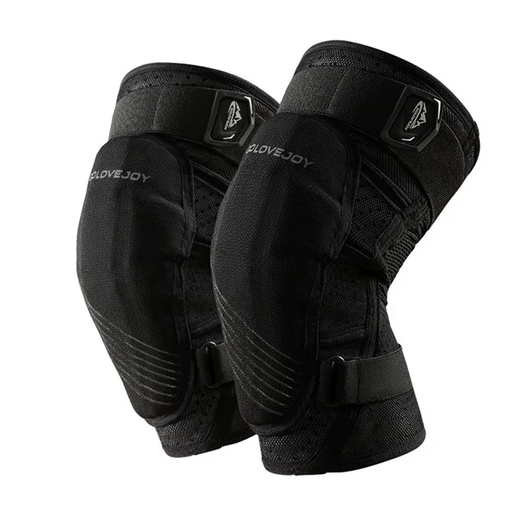 Ginocchiera GOLOVEJOY HX37 per sci all'aperto, ciclismo, assorbimento degli urti, protettore per ginocchio in EVA, taglia XL