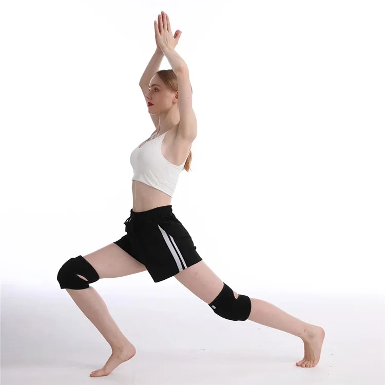 WOSWEIR KN0182 1 Pièce Genouillère Épaissie en Éponge Équipement de Protection Sportif Taille S - Noir