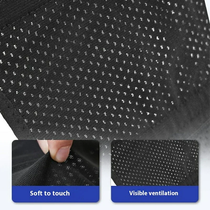 GOUNOD HJ061 1Pc Breathable Knee Brace Meniscus Protection Patella Support Compression Sport Running Knee Guard - Black S