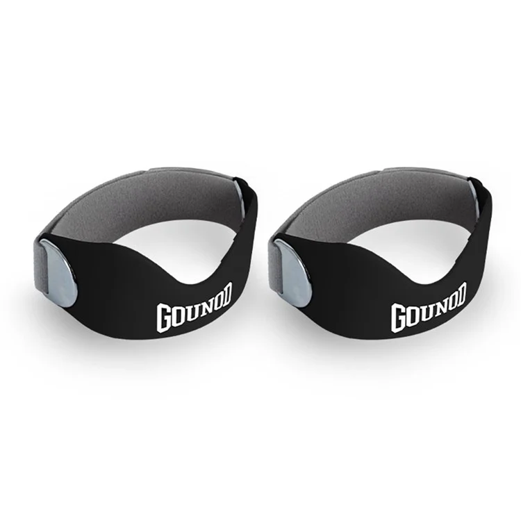 GOUNOD BGD001 1 Paire Genouillère de Protection Professionnelle pour Basket, Course et Cyclisme - Noir