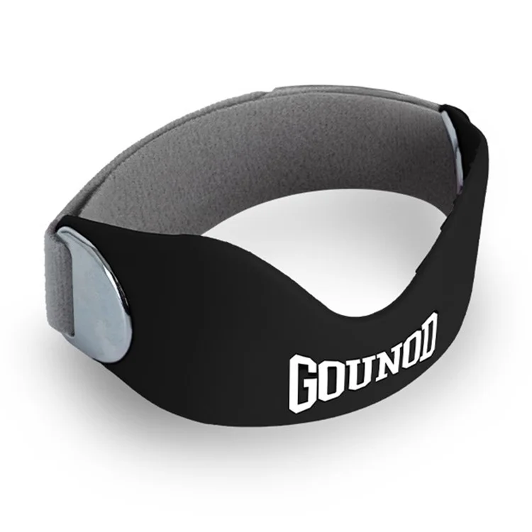 GOUNOD BGD001 1 Stück Professioneller Patella-Riemen für Basketball, Laufen, Radfahren, Meniskus-Schutz Sportliche Knieschützer - Schwarz