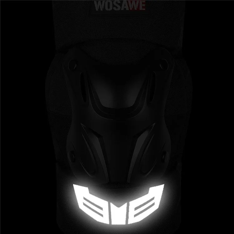 WOSAWE BC335 Motorcycle Knee Pads Protective Gear EVA Cushioning Off Road Leg Guards for Outdoor Sports