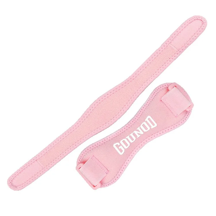 GOUNOD HJ089 1 Pezzo Fascia Tutore per Ginocchio Supporto Rotuleo Unisex Sport Corsa Fitness Protezione Compressiva Ginocchiera - Rosa