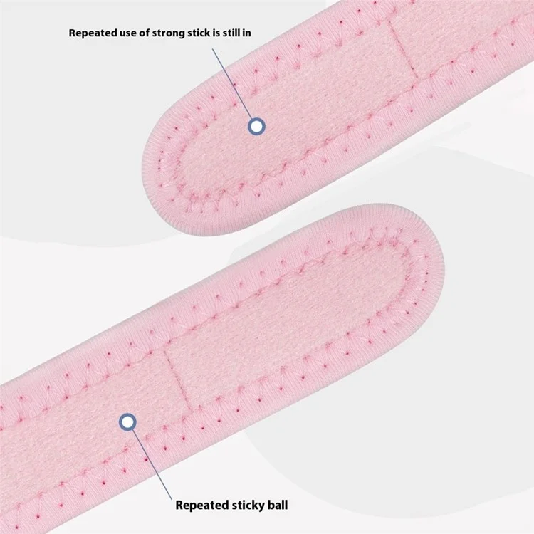 GOUNOD HJ089 1 Pezzo Fascia Tutore per Ginocchio Supporto Rotuleo Unisex Sport Corsa Fitness Protezione Compressiva Ginocchiera - Rosa