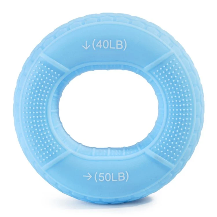 GOUNOD SK014 Fortalecedor de Preensão de Silicone Anel de Exercício para Mãos Alívio de Estresse e Treinamento de Força - Azul / 40-50 LB