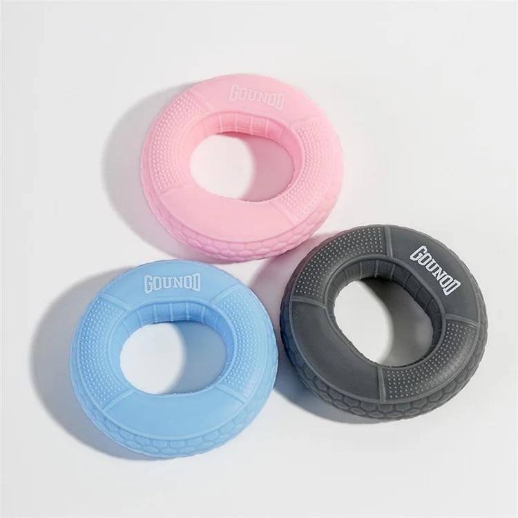 GOUNOD SK014 Fortalecedor de Preensão de Silicone Anel de Exercício para Mãos Alívio de Estresse e Treinamento de Força - Azul / 40-50 LB