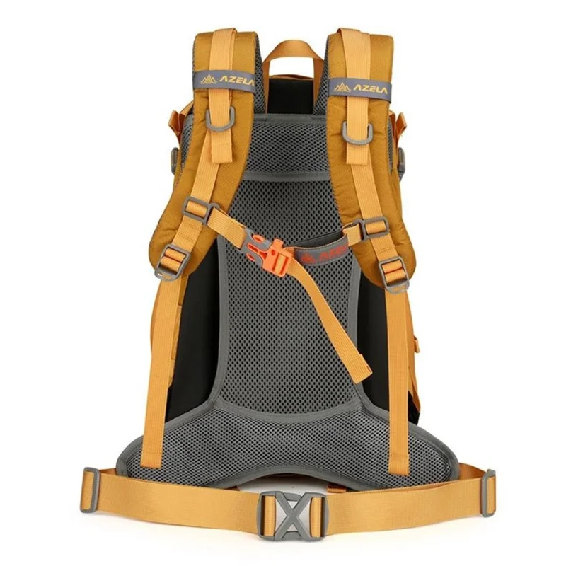 AZELA A13805 Hiking Camping Travel 30L Lightweight Backpack Water Resistant Nylon Outdoor Daypack - Yellow