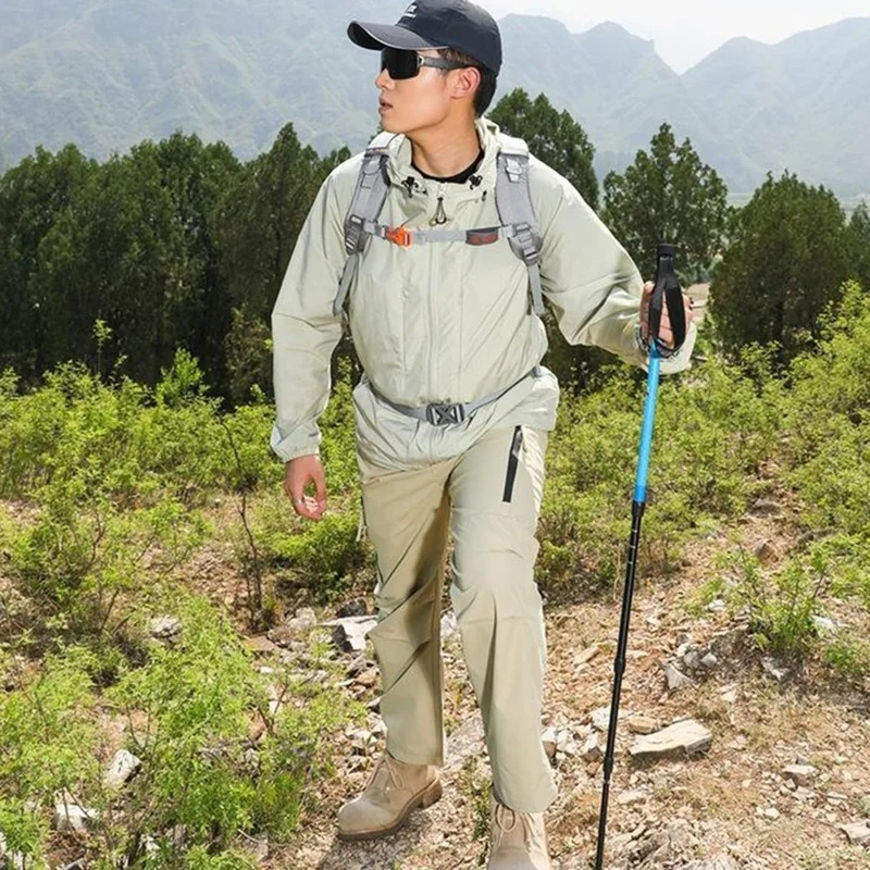 AZELA A13805 Hiking Camping Travel 30L Lightweight Backpack Water Resistant Nylon Outdoor Daypack - Grey