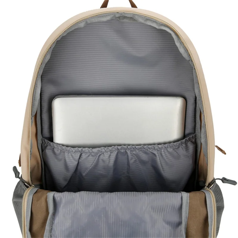 AZELA A1323 Large Capacity Lightweight Outdoor Sports Backpack Waterproof Nylon Hiking Daypack - Khaki