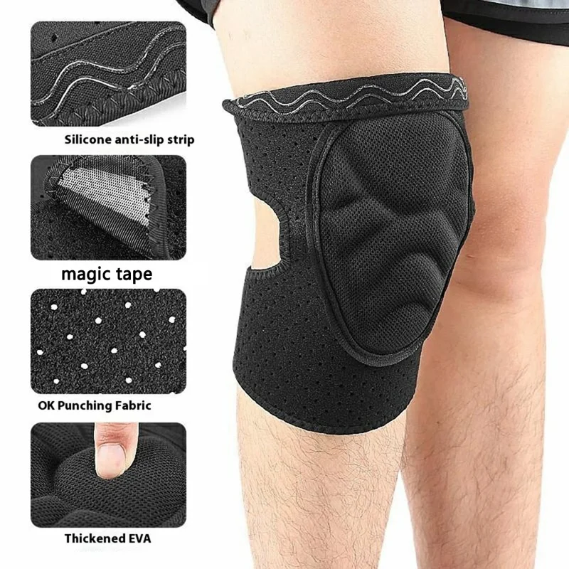 120 1Pc Knee Pad Soft Lined Adjustable Kneecap for Sports, Free Size