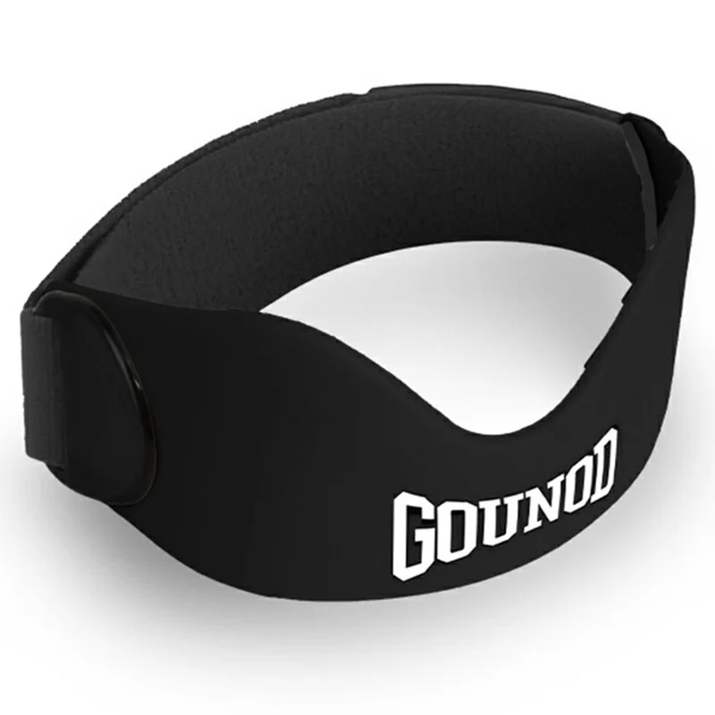 GOUNOD BGD001 1Pc Professional Knee Support for Basketball Running Sports Silicone Patella Strap - Black