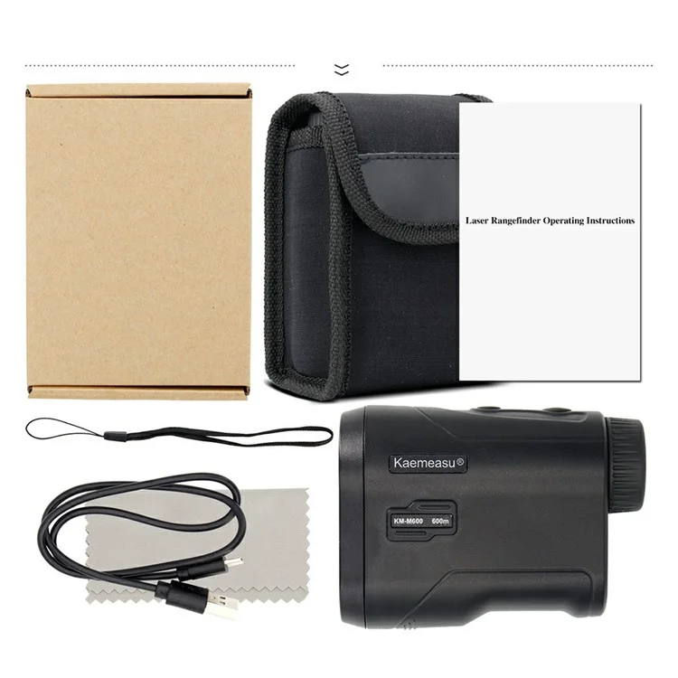 KAEMEASU Telescopio Ricaricabile Telemetro Laser per Golf Caccia - KM-M450