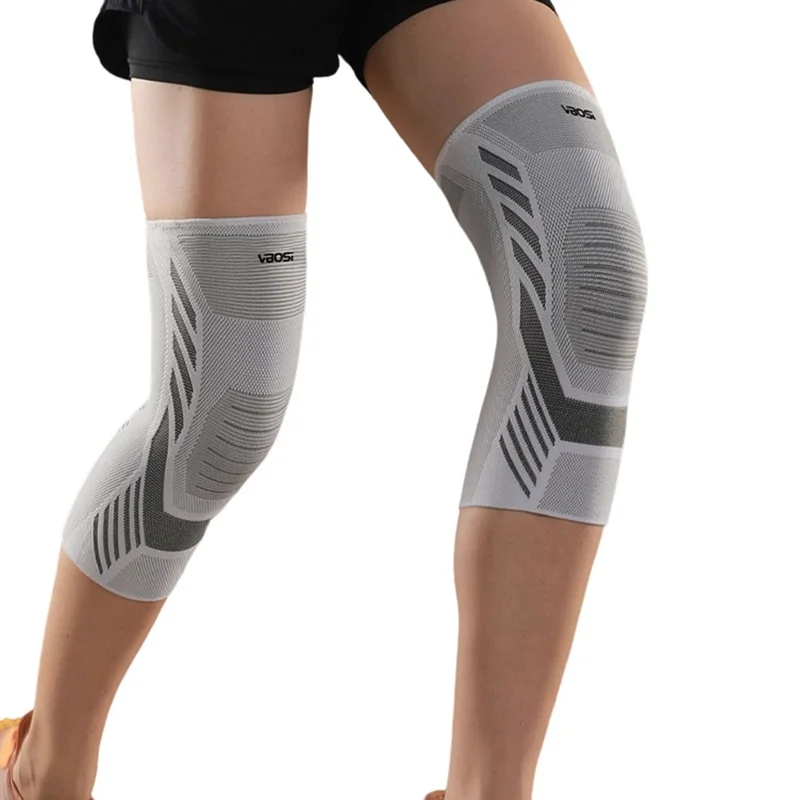 VBOSI 3877V 1 szt. Opaska na kolano rozmiar XL Szara do koszykówki, biegania, jazdy na rowerze