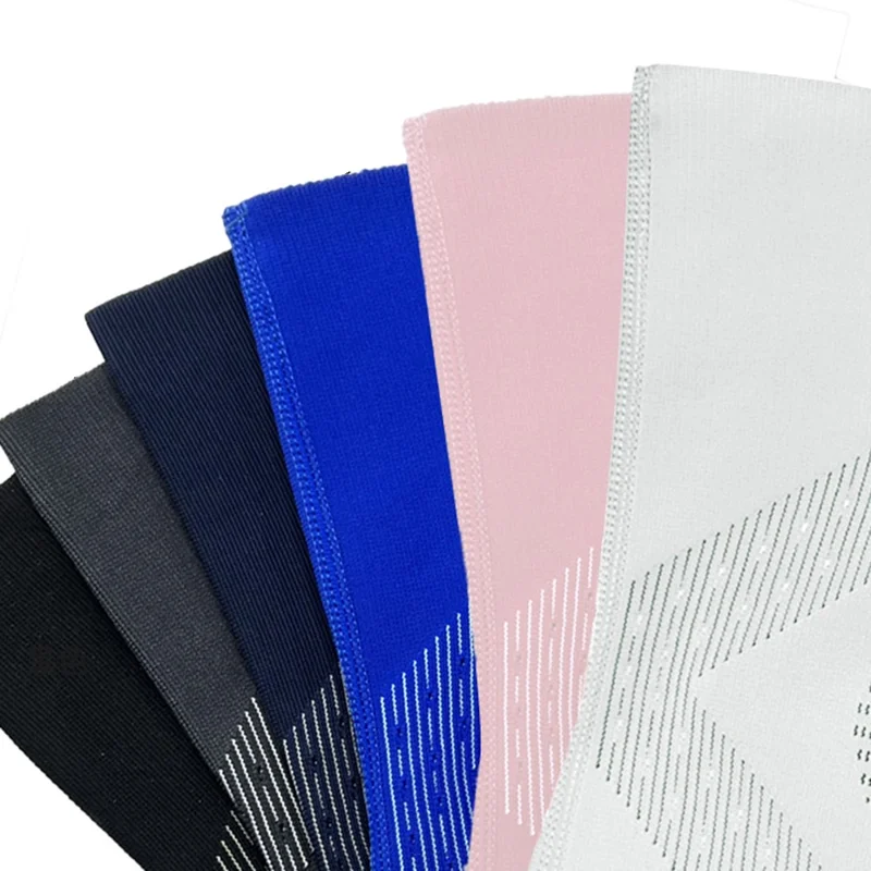 VBOSI 2287V 1Pc M Taille 3D Ménisque Protection Genouillère pour 35 - 42cm Rotule Absorbant les Chocs Compression Genouillère - Noir