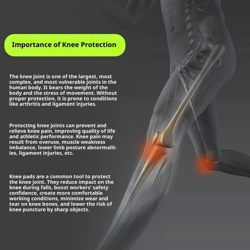 VBOSI 4777V 1Pc M Size 3D Knit Knee Brace for 30-40cm Patella Thickened Wear Resistant Compression Patella Support - Grey