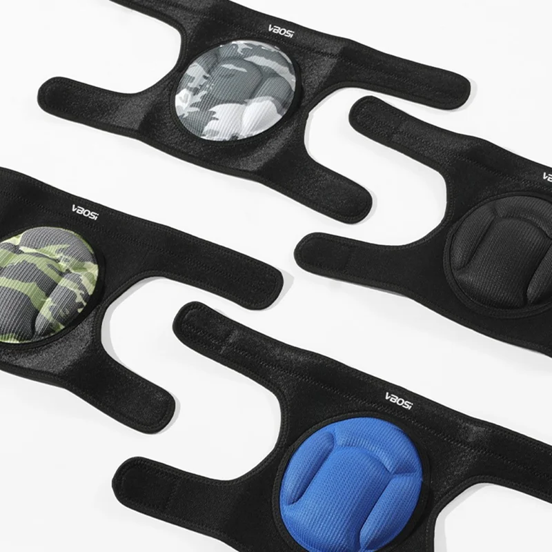 VBOSI 9538V 1 Paire Genouillères L Taille Mousse EVA Épaissie pour Genoux de 40 à 50 cm Protège-Jambes Résistants aux Chocs Réglables - Noir