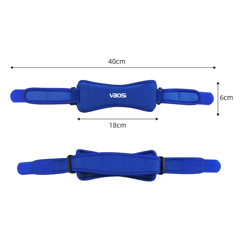 VBOSI 0438V 1Pc One Size Fits All Patella Strap Knee Brace Sports Protective Gear Patella Joint Support Shock Absorbing - Beige